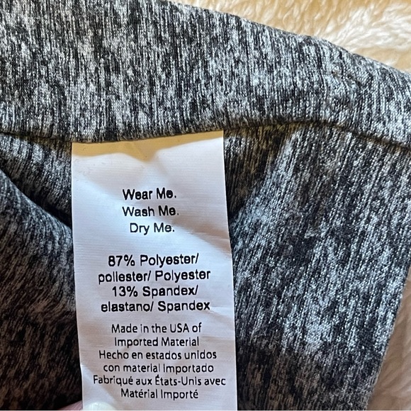 NWT {Beyond Yoga} Sports Bra XS Women’s Lace Heather Gray Adjustable Straps Soft - Picture 4 of 8